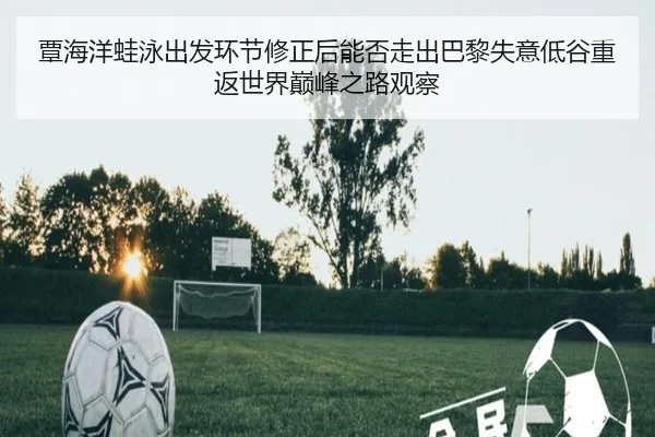 覃海洋蛙泳出发环节修正后能否走出巴黎失意低谷重返世界巅峰之路观察